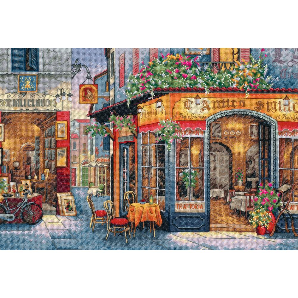 Gold Collection European Bistro Counted Cross Stitch Kit